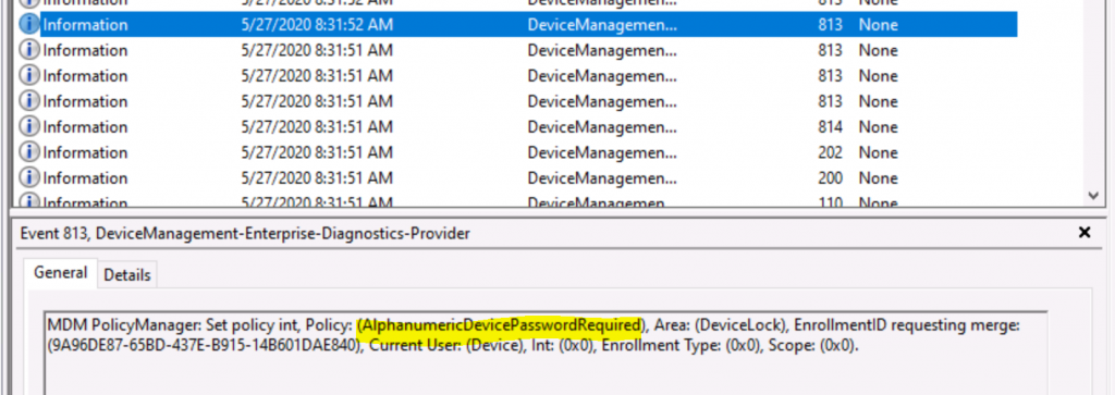 Deploy Password Policies using Intune Configuration Profiles | Device Restriction 2