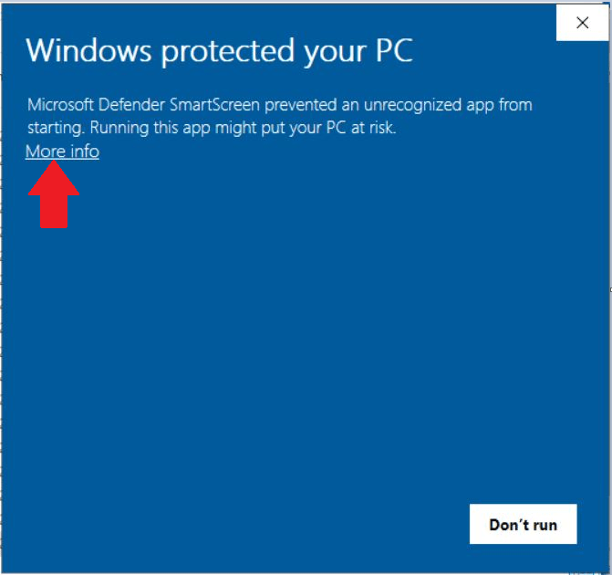 Unblock App Files in Windows 10 - Windows Protected your PC