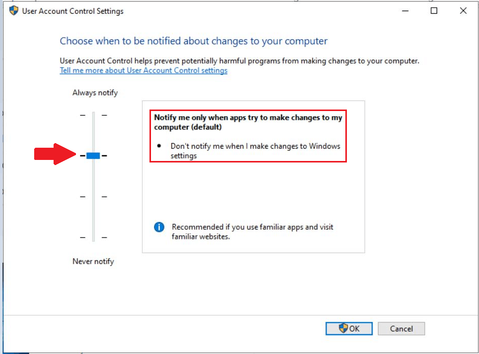 How to Change User Access Control (UAC) Settings in Windows 10 6 How to Change User Access Control (UAC) Settings in Windows 10 5