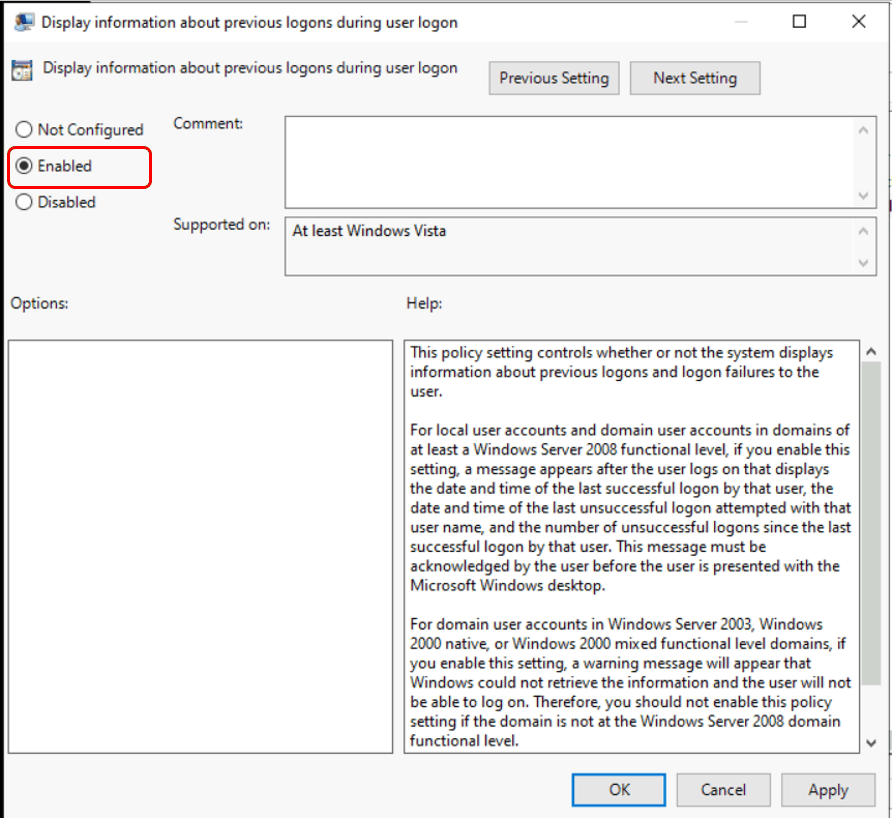 How to Display Windows 10 Last Sign-in Information During User logon | Group Policy 4 How to Display Windows 10 Last Sign-in Information During User logon