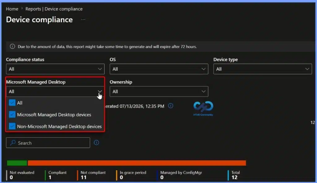 Microsoft Intune Device Compliance Report for Managed Devices - Fig.7