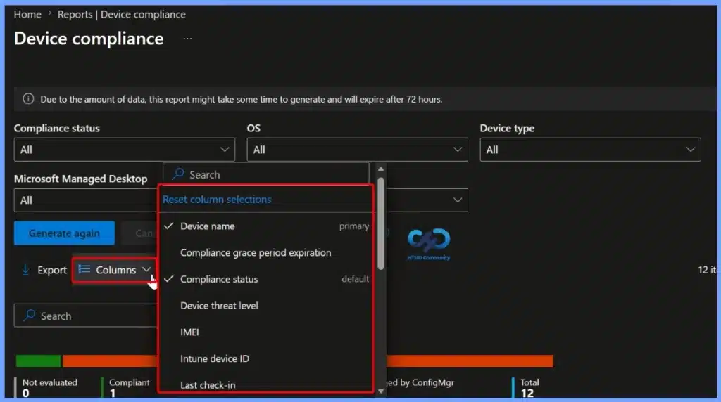 Microsoft Intune Device Compliance Report for Managed Devices - Fig.8
