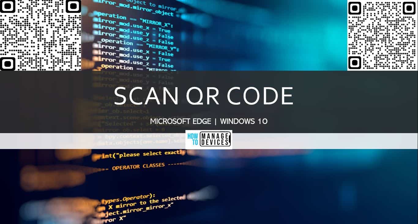 How To Create QR Code In Microsoft Edge Chromium | Windows 10 - HTMD