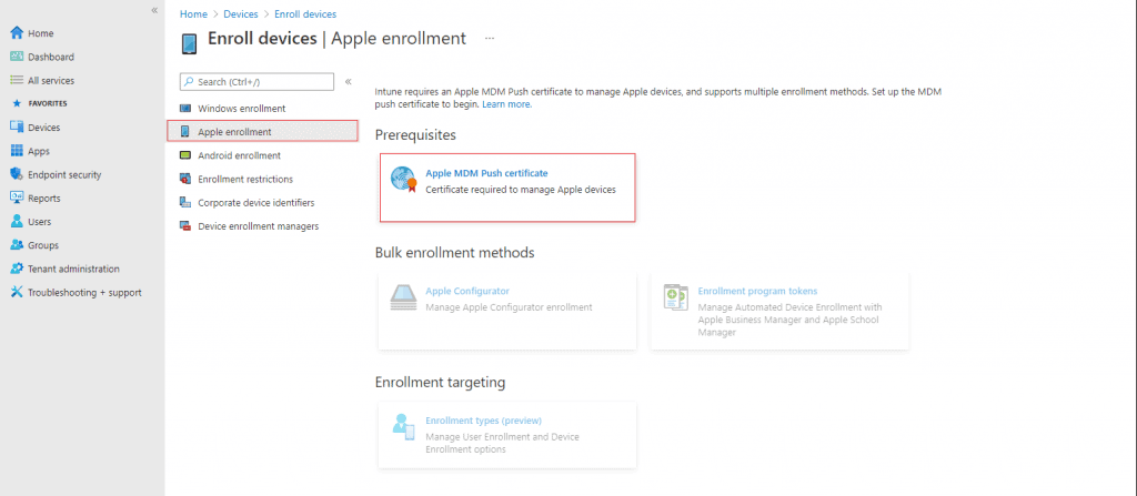 How to Configure Intune Enrollment Setup for iOS macOS Devices 2 Intune Enrollment Setup for iOS macOS Devices