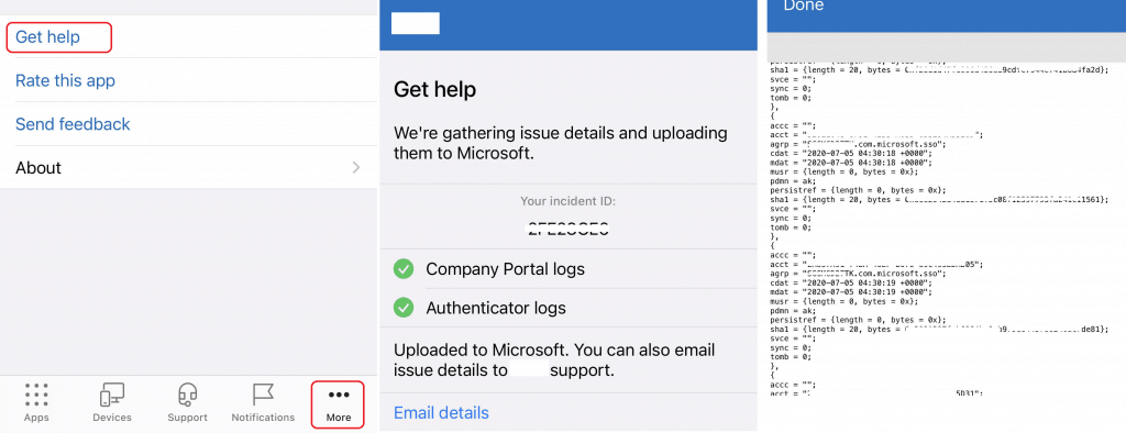 How to Collect Intune Logs from iOS Device Company Portal