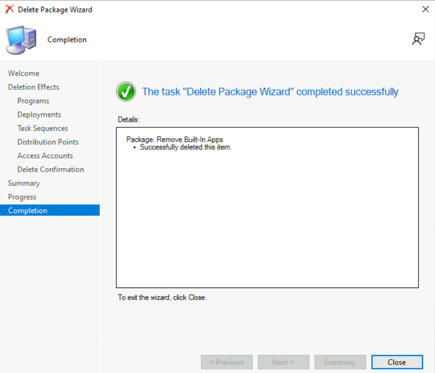 Easy Steps to Delete Package In SCCM 6th to 10th June 2022
