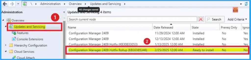 SCCM 2409 KB30385346 Hotfix Rollup Fixes CMG Issues and More - Fig.2