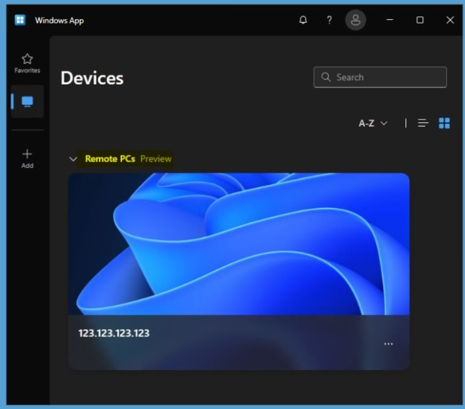 Microsoft Intune and Windows 365 Weekly Highlights: 266th HTMD Newsletter 5th to 9th October 2026 13 Windows App Adds Remote PC Connections for a Unified Remote Access Experience - 266th HTMD Newsletter 5th to 9th October 2026 Fig . 13