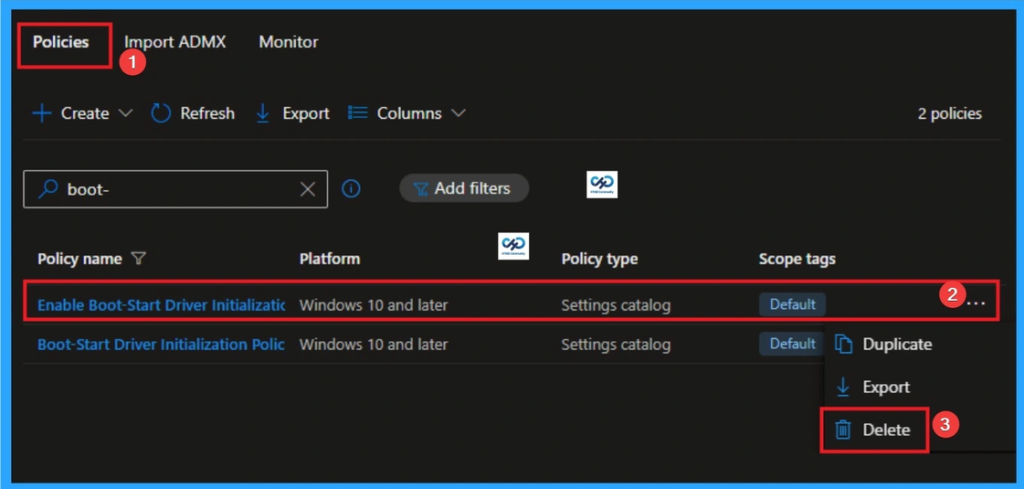 Microsoft Intune and Windows 365 Weekly Highlights: 266th HTMD Newsletter 5th to 9th October 2026 16 Enable Boot-Start Driver Initialization Policy to Reduce Impact of malware in Systems using Intune - 266th HTMD Newsletter 5th to 9th October 2026 Fig . 16